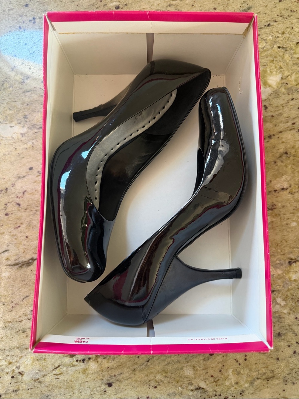 Vintage BCBGirls Black Patent Stiletto Pumps